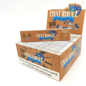 Feuilles à rouler Chat Roule Slim non blanchies format king size