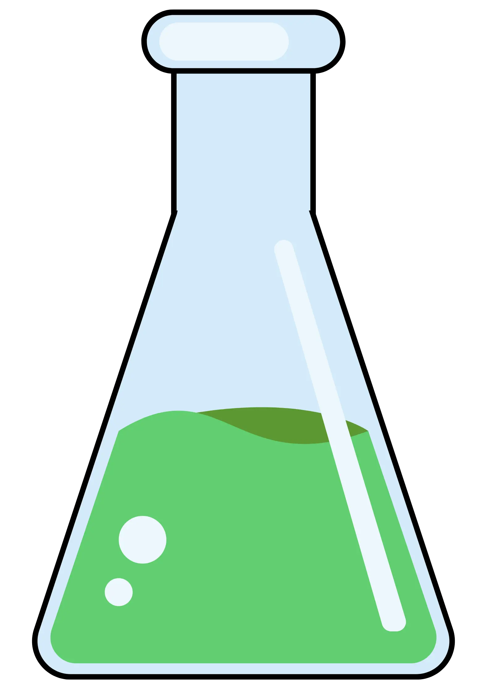 Flacon de laboratoire illustrant les contrôles qualité des produits au CBD