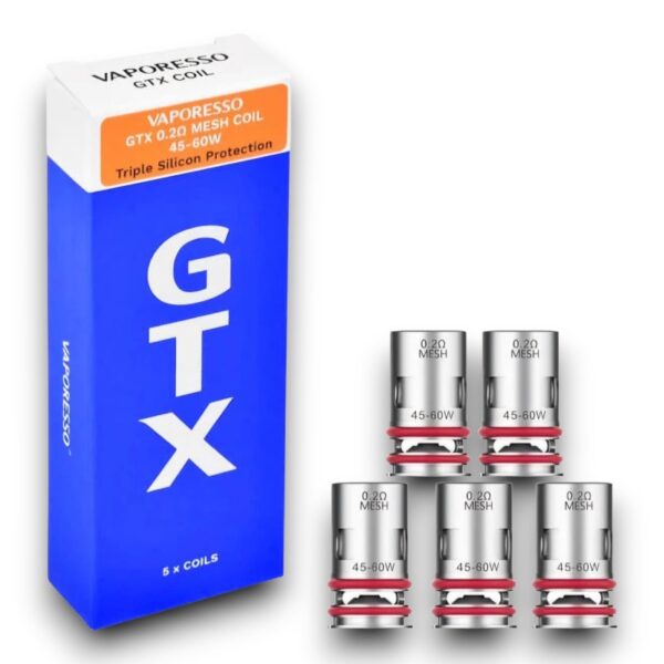 Résistances Vaporesso GTX 0.7Ω et 1.0Ω compatibles Luxe XR Max –