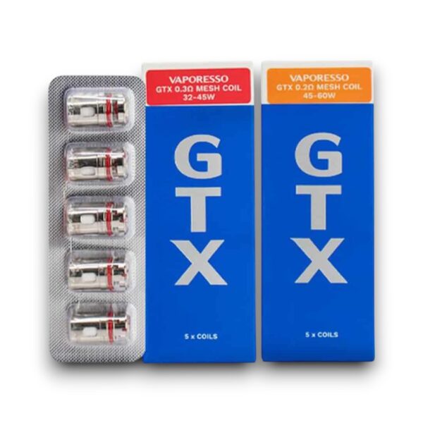 Résistances Vaporesso GTX 0.7Ω et 1.0Ω compatibles Luxe XR Max –