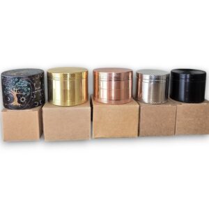 Grinder 4 parties en métal disponible en 40 mm ou 50 mm