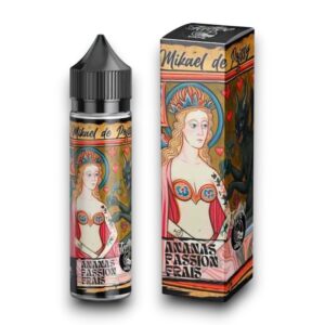 E-liquide Mikael de Poissy saveur ananas fruit de la passion 50ml sans nicotine
