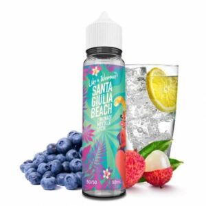E-liquide Santa Guilia Beach Like A Woman saveur limonade myrtille litchi 50ml sans nicotine